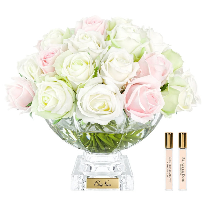 Perfumowane róże French Pink Green & White | Côte Noire