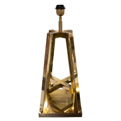 Lampa stołowa krzyżak złoty