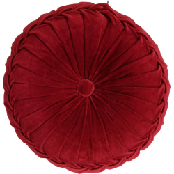 Czerwona poduszka dekoracyjna