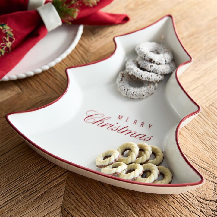 Półmisek Choinka Merry Christmas 30 × 35 cm – Rivièra Maison