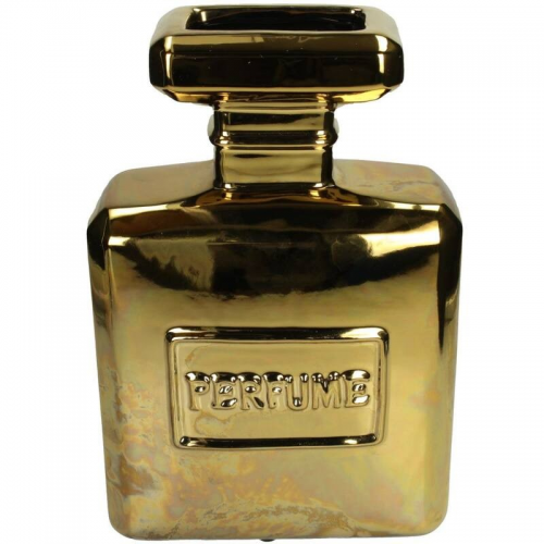 Złoty wazon flakon perfum