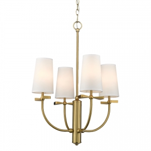 Złota lampa wisząca BOW