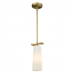 Złota lampa wisząca BOW