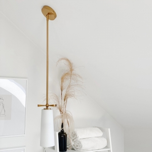 Czarna lampa wisząca BOW