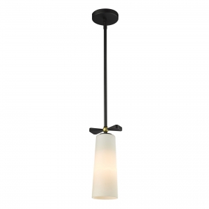 Czarna lampa wisząca BOW