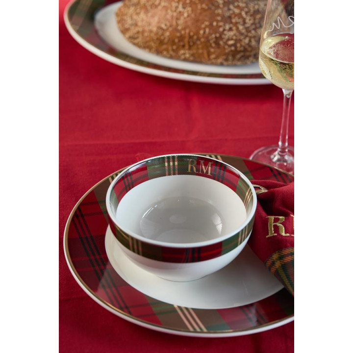 Zestaw obiadowy Tartan 18 el. dla 6 osób – Rivièra Maison