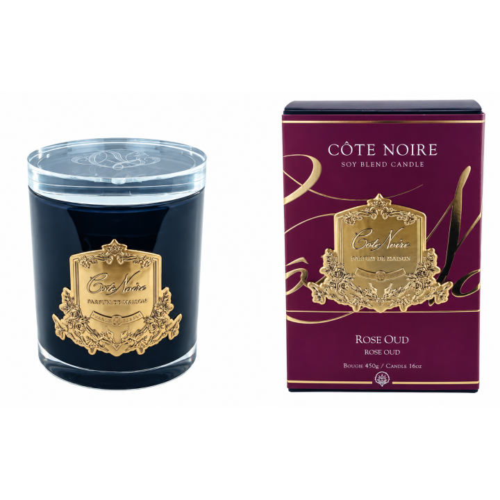 Perfumowana świeca Rose Oud Noir 450 g