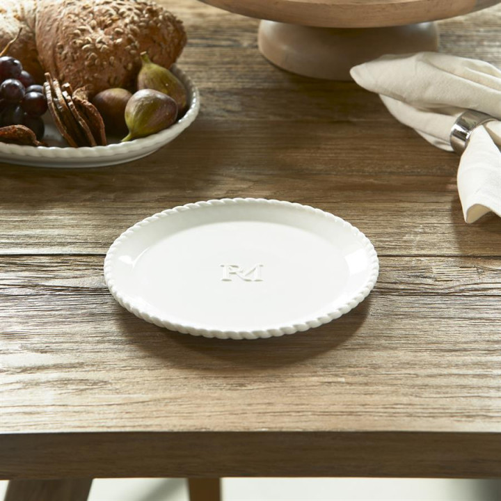 Elegant Twist Breakfast Plate 22 cm | Rivièra Maison