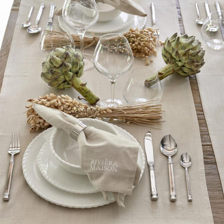 Elegant Twist Breakfast Plate 22 cm | Rivièra Maison
