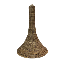 Brązowa lampa wisząca Terre Bohème 60 cm
