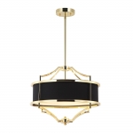 Lampa wisząca Stesso Gold Nero S