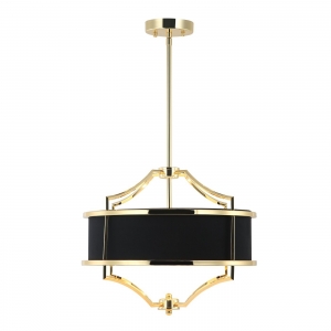 Lampa wisząca Stesso Gold Nero S