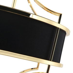 Lampa wisząca Stesso Gold Nero S