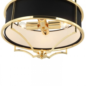 Lampa wisząca Stesso Gold Nero S
