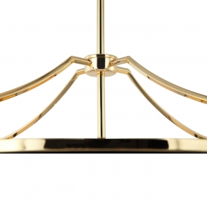 Lampa wisząca Stesso Gold Nero M