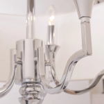 Srebrna lampa wisząca WASHINGTON