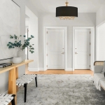 Złota lampa wisząca ABU DHABI czarny abażur