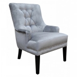 Fotel tapicerowany Chloe pikowany