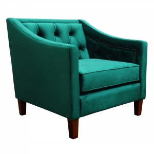 Fotel tapicerowany Milano pikowany