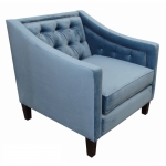 Fotel tapicerowany Milano pikowany