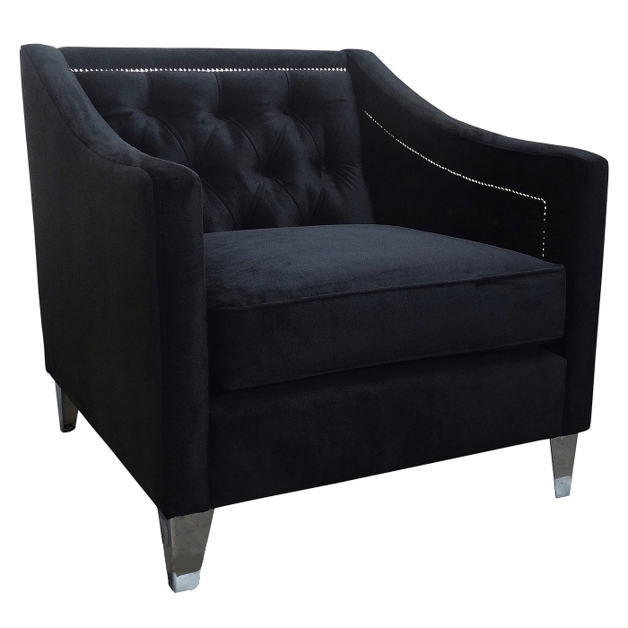 Fotel tapicerowany Milano pikowany