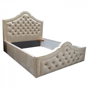 Łóżko tapicerowane Glamour