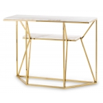 Złota konsola w nowoczesnym stylu