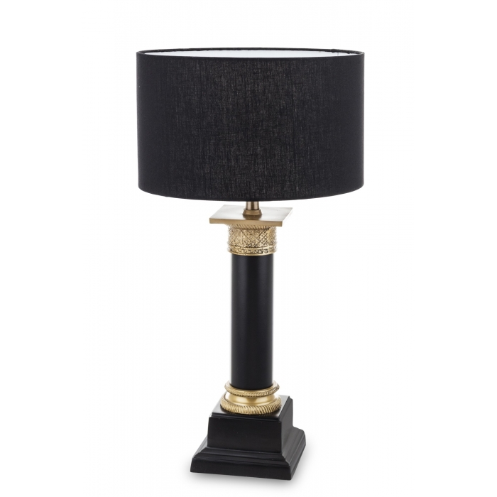 Elegancka lampa czarno- złota