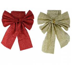 Świąteczna kokarda 2 kolory