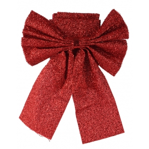 Świąteczna kokarda na drzwi