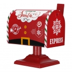 Metalowa skrzynka na listy do Świętego Mikołaja