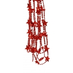 Girlanda świąteczna z czerwonymi gwiazdkami – 270 cm