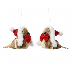 Zawieszka ptaszek w czapeczce