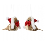 Zawieszka ptaszek w czapeczce