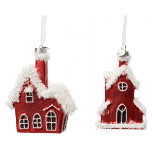 Bombka świąteczna w kształcie domku