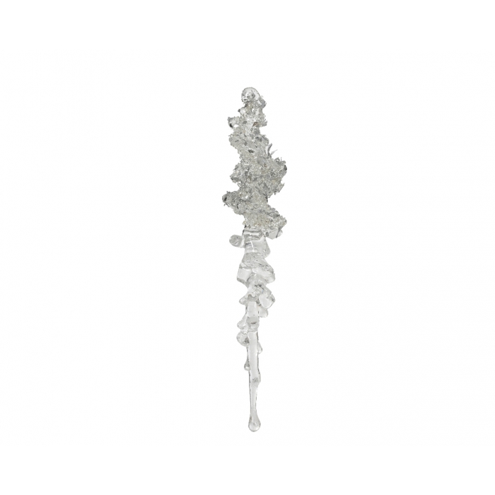 Dekoracja wisząca w kształcie sopla 25cm