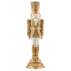 Złoty strażnik z brokatowym wykończeniem