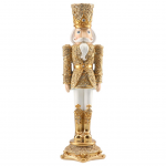 Złoty strażnik z brokatowym wykończeniem