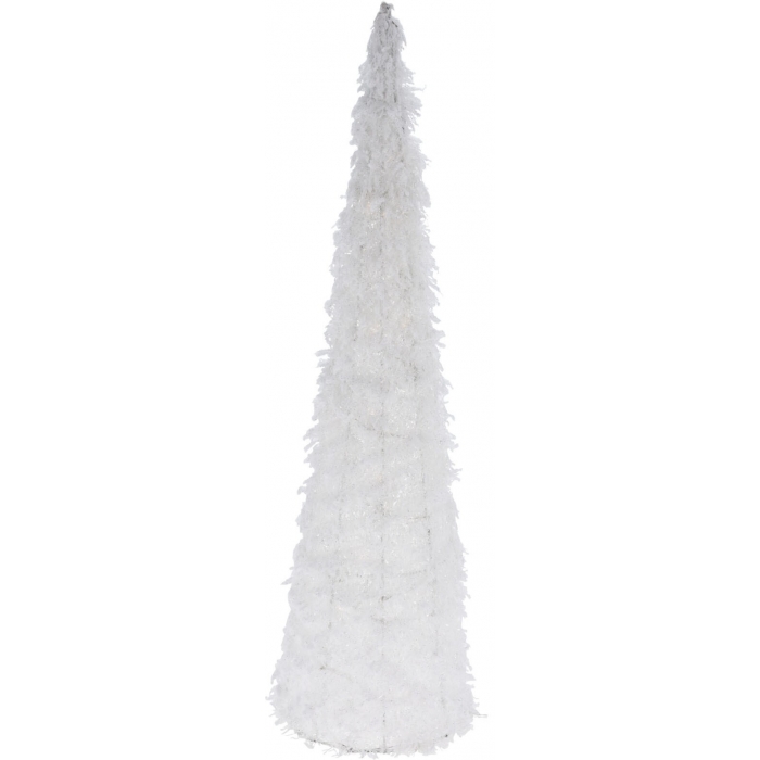 Podświetlana biała choinka