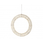 Metalowa dekoracja świetlna "Wianek" - 720 LED, ciepła biel