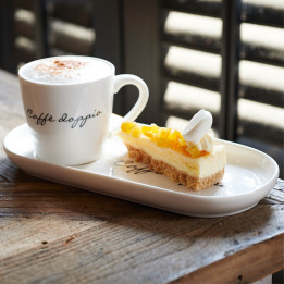 Porcelanowa filiżanka ze spodkiem Caffè Doppio Rivièra Maison