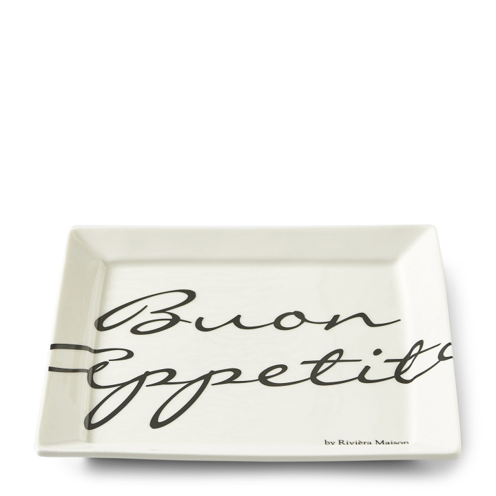 Talerz Buon Appetito Rivièra Maison 18 × 18 cm